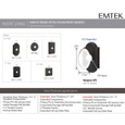 Emtek Emtek Crystal Knobsets - Hampton Knob, Dummy (Pair) EMTEK-CRYSTAL-KNOBSETS-HAMPTON-DUMMY-PAIR