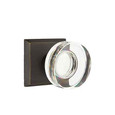 Emtek Emtek Crystal Knobsets - Modern Disc Knob, Privacy Set EMTEK-CRYSTAL-KNOBSETS-MODERN-DISC-PRIVACY