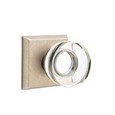 Emtek Emtek Crystal Knobsets - Modern Disc Knob, Privacy Set EMTEK-CRYSTAL-KNOBSETS-MODERN-DISC-PRIVACY