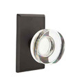 Emtek Emtek Crystal Knobsets - Modern Disc Knob, Privacy Set EMTEK-CRYSTAL-KNOBSETS-MODERN-DISC-PRIVACY