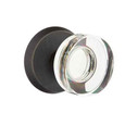 Emtek Emtek Crystal Knobsets - Modern Disc Knob, Privacy Set EMTEK-CRYSTAL-KNOBSETS-MODERN-DISC-PRIVACY