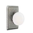 Emtek Emtek Wrought Steel Knobsets - Madison Ivory Knob, Privacy Set EMTEK-WS-CAST-KNOBSETS-MADISON-IVORY-PRIVACY