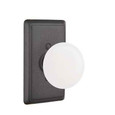 Emtek Emtek Wrought Steel Knobsets - Madison Ivory Knob, Privacy Set EMTEK-WS-CAST-KNOBSETS-MADISON-IVORY-PRIVACY