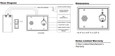 Detex Detex EAX-4200SK Exit/Door Prop Alarm Kit with Back Box, Surface Magnetic Switch Contacts, 24VAC Transformer and Rim Cylinder Included EAX-4200SK
