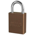 American Lock American Lock A3105CYKAMK Solid Aluminum Small Format Interchangeable Core Padlock, Standard SFIC Keyed Alike (Master Keyed) AME-A3105CYKAMK