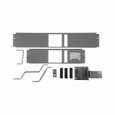 Eaton KPRL4JDS Eaton, panelboard connector kit, copper connectors, mounting brackets, covers, hardware and instructions, for single jd, jdb, hjd, jdc breakers, three-phase, three-pole, 250a