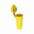 Eaton L720CWBK Arrow Hart watertight locking connector, #18-10 AWG, 20A, Industrial, 277V, Back wiring, Black, Watertight, L7-20, Two-pole, Three-wire, Santoprene thermoplastic elastomeric