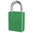 American Lock A1165UN Rekeyable Padlock with Boron Shackle 1-1/2in (38mm) Wide Solid Aluminum, Uncombinated Master Lock