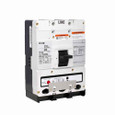 Eaton LG3450WS01 Series C complete molded case circuit breaker, L-frame, Fixed thermal, fixed magnetic trip, Three-pole, 450A, 600 Vac, Without terminals, Engine generator, 12-24 Vac/dc same side with left pigtail, Reverse feed