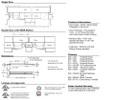 Detex Detex 1001C Advantex 10 Series Super-Heavy-Duty Wide Stile Panic Rim Exit Device, Exit Only, Cover Plate DTX-1001C