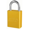 American Lock A1165KA Rekeyable Padlock with Boron Shackle 1-1/2in (38mm) Wide Solid Aluminum, Keyed Alike Master Lock