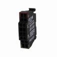 Eaton M22-CK10 M22 pushbutton contact block, M22 contact block, 22.5 mm, Front, Spring-cage, Button: Black, NO, IP65