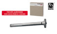Detex Detex Advantex 40EE Series Super-Heavy-Duty Narrow Stile Panic Rim Exit Device - Delayed Egrees Alarm Power Supply Included DTX-40EE