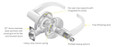 Yale Commercial Yale 5304LN Augusta Grade 2 Entry Cylindrical Lever Lock YAL-AU-5304LN