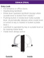 Yale Commercial Yale 5304LN Augusta Grade 2 Entry Cylindrical Lever Lock YAL-AU-5304LN