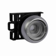 Eaton M22-DL-X M22 modular pushbutton, 22.5 mm, Flush, Momentary, Illuminated, Bezel: Silver, Button: Buttonless, IP67, IP69K, NEMA 4x, 13, 5,000,000 Million mechanical operations