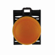 Eaton M22-L-A-W M22 modular pushbutton, M22 Flush Indicating Light, Complete, IP67, IP69K, NEMA 4X, 13, Illuminated, Amber, White, 100, 000 Hours of operation, 12-30 Vac/dc