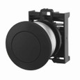Eaton M22-DP-S M22 modular pushbutton, M22 Modular Mushroom Pushbutton Operator, 22.5 mm, Momentary, Non-illuminated, Bezel: Silver, Button: Black, IP67, IP69K, NEMA 4X, 13, 5,000,000 Million mechanical operations