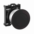 Eaton M22-DP-S M22 modular pushbutton, M22 Modular Mushroom Pushbutton Operator, 22.5 mm, Momentary, Non-illuminated, Bezel: Silver, Button: Black, IP67, IP69K, NEMA 4X, 13, 5,000,000 Million mechanical operations