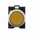 Eaton M22M-D-Y M22 modular pushbutton, 22.5 mm, Non-illuminated, Metal, Momentary, NEMA 4x, 13, IP67, IP69K (IP66 key-release)