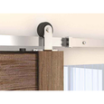 Orca Hardware FTTM Series 8' Flat Track Kit With Top Mount Hangers (Two 4' Tracks w/Connector Plate)