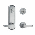 Kwikset 508KNL SMT KCDB Interconnect Key Control Deadbolt and Kingston Lever Set with Smartkey for Hallways, Passages