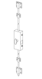 Detex Detex VRA-143 Vertical Rod Assembly for ECL-230D Exit Control Lock DTX-VRA-143