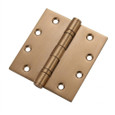 Don-Jo PB74545 Full Mortise Plain Bearing Hinge 4-1/2" x 4-1/2" Steel for Medium Weight Doors