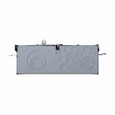 Eaton MBE1428B125BF Meter Breaker EUSERC Type BR , BR2125 main breaker, 100A, 120/240V, Ring, 14 spaces, 28 circuits, 10 kAIC, Flush mounting, Box size B, Aluminum bus, Underground feed, Four-jaws, 1 socket, #6-250 kcmil line, #14-2/0 AWG ground