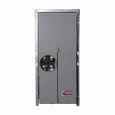 Eaton MBE1428B125BF Meter Breaker EUSERC Type BR , BR2125 main breaker, 100A, 120/240V, Ring, 14 spaces, 28 circuits, 10 kAIC, Flush mounting, Box size B, Aluminum bus, Underground feed, Four-jaws, 1 socket, #6-250 kcmil line, #14-2/0 AWG ground
