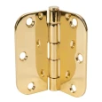 Don-Jo RPB7353558 Residential Full Mortise Hinge 3-1/2" x 3-1/2" with 5/8" Radius Corners, Steel
