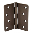 Don-Jo RPB7404058 Residential Full Mortise Hinge 4" x 4" with 5/8" Radius Corners in Steel