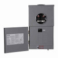 Eaton MBE1224B125TS Meter Breaker EUSERC Type BR , BR2125 main breaker, 125A, 120/240V, Ring, 12 spaces, 24 circuits, 10 kAIC, Surface mounting, Box size A, Aluminum bus, Overhead feed, Four-jaws, 1 socket, #14-1/0 AWG line, #14-1/0 AWG ground
