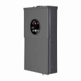 Eaton MBE1224B125TS Meter Breaker EUSERC Type BR , BR2125 main breaker, 125A, 120/240V, Ring, 12 spaces, 24 circuits, 10 kAIC, Surface mounting, Box size A, Aluminum bus, Overhead feed, Four-jaws, 1 socket, #14-1/0 AWG line, #14-1/0 AWG ground