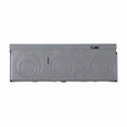 Eaton MBE1224B125TS Meter Breaker EUSERC Type BR , BR2125 main breaker, 125A, 120/240V, Ring, 12 spaces, 24 circuits, 10 kAIC, Surface mounting, Box size A, Aluminum bus, Overhead feed, Four-jaws, 1 socket, #14-1/0 AWG line, #14-1/0 AWG ground