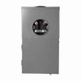 Eaton MBE1224B125TS Meter Breaker EUSERC Type BR , BR2125 main breaker, 125A, 120/240V, Ring, 12 spaces, 24 circuits, 10 kAIC, Surface mounting, Box size A, Aluminum bus, Overhead feed, Four-jaws, 1 socket, #14-1/0 AWG line, #14-1/0 AWG ground