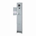 Eaton MHM200P Mobile Home Panel, Metered ring, 200A, Pedestal mounting, 8/16 interior, No receptacles, BWH2200 main circuit breaker