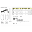 Don-Jo 81 Latch Bolt Cover, 6-3/4" x 10", Right Hand, Satin Stainless Steel