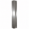 Don-Jo 85 Vertical Rod Protector, 3-1/8" x 24", Satin Stainless Steel, Universal Door Compatibility