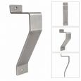 Don-Jo 87 Trim Protector Bar 3-1/4" x 8-3/4" in Satin Stainless Steel