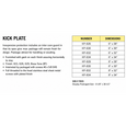 Don-Jo KP 834 Kick Plate for Remodeling and Repair, 8" x 34"