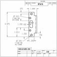 Don-Jo 2-SS Security Strike 1-1/4" x 4-7/8" Ferrous Material Commercial Door Strike