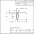 Don-Jo 9103 Extended Lip Door Strike, 2-1/4" x 3" with Radius Corner Option