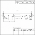 Don-Jo AST-2134M Security Strike 18" x 1-3/4" with Mortise Hole for Commercial Doors