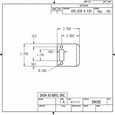 Don-Jo D9102 Extended Lip Dimple Strike 2-1/4" x 2" Commercial Door Strike