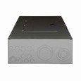 Eaton 1008837CH meter socket, Comm, 320A, Over/under, 5x5 inch hub open, 3/8 inch stud, 4-jaw, 1-ph, 3/8 inch stud, Lever bypass, Gnd conn (#14-#2 Cu), Al, Triplex, 3-wire, Ringless, 600 Vac