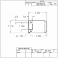 Don-Jo EL-103 Extended Lip Strike, 2-1/4" x 3" | 18 Gauge Commercial Door Strike