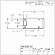 Don-Jo EL-104 Extended Lip Strike, 2-1/4" x 4" | Commercial Door Strike