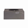 Eaton 1008717CH meter socket, Resi type cover, 200A, Under, Solid top, #6-350 kcmil, 4-jaw, 1-ph, #8-350 kcmil, Horn bypass, 3-wire, Ringless, 600 Vac
