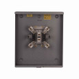 Eaton 1008717CH meter socket, Resi type cover, 200A, Under, Solid top, #6-350 kcmil, 4-jaw, 1-ph, #8-350 kcmil, Horn bypass, 3-wire, Ringless, 600 Vac